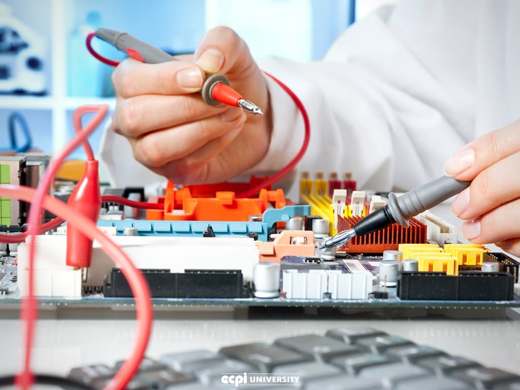 Lab Technician Working